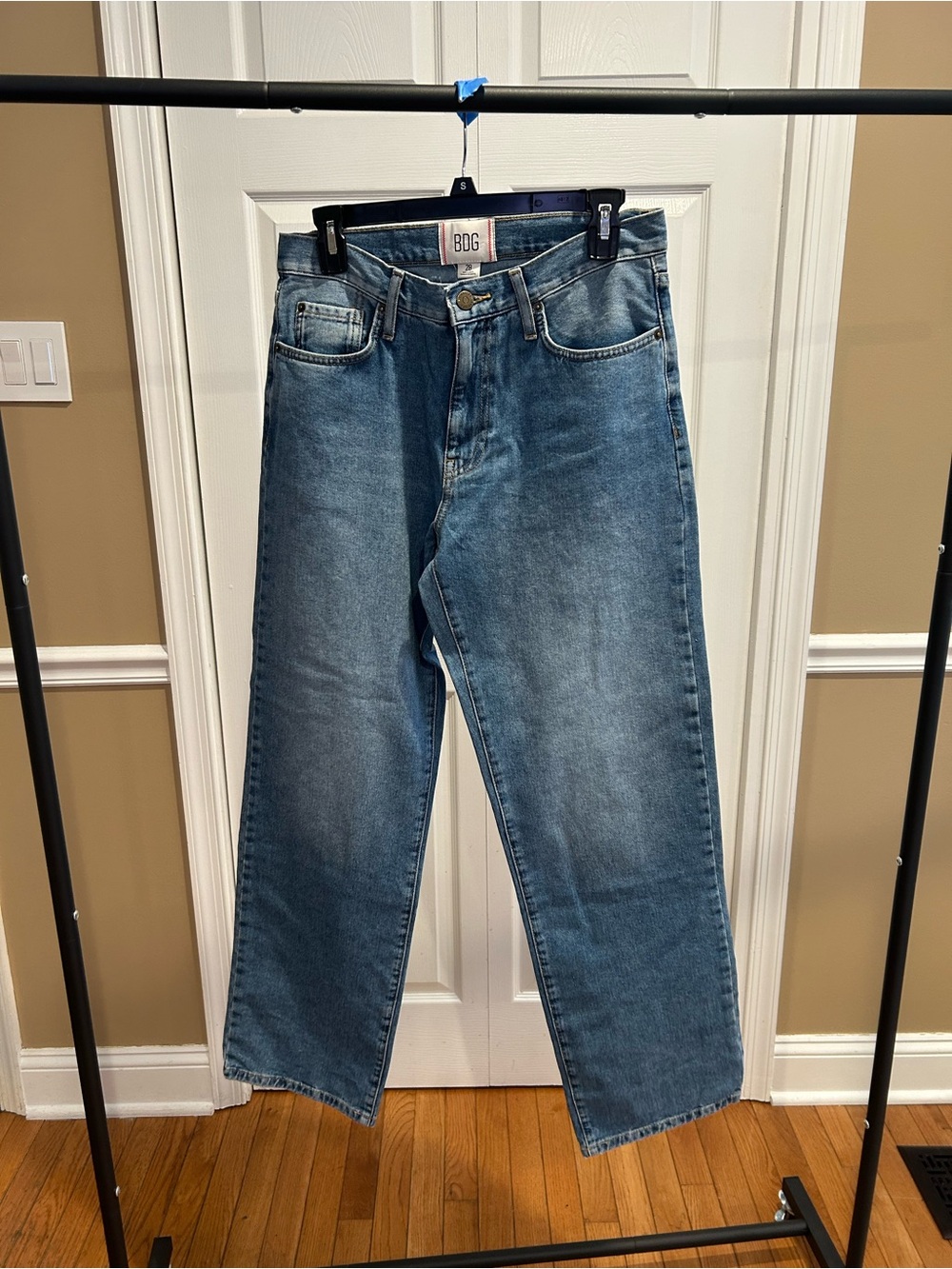 BDG Urban Outfitters Straight-Leg Blue Denim Jeans